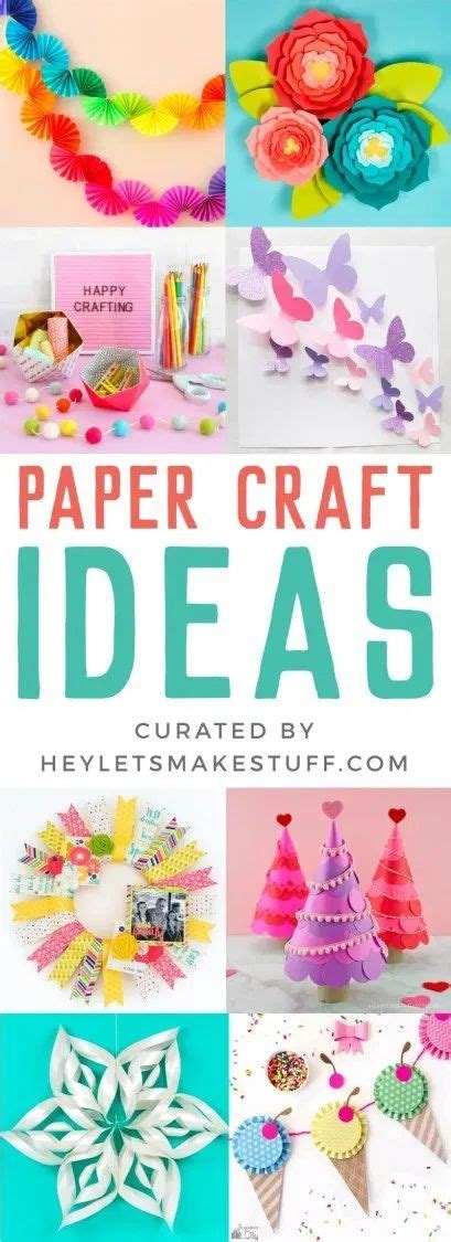 30 Gorgeous Paper Craft Ideas Hey Lets Make Stuff Paper Crafts