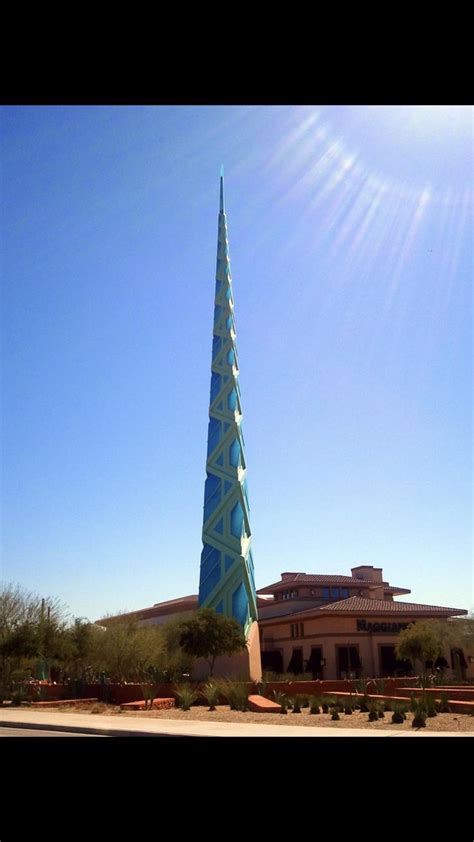 The Frank Lloyd Wright Spire At Flw And Scottsdale Roads Rscottsdale