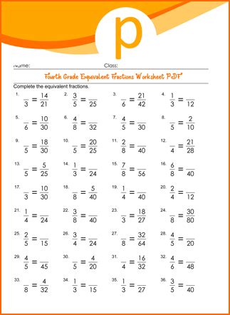 Maybe you would like to learn more about one of these? 28 Equivalent Fractions Worksheet 4th Grade Pdf ...