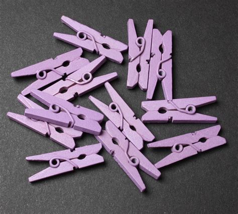 Baby Clothes Pins 12 Pack Lavender Want2scrap