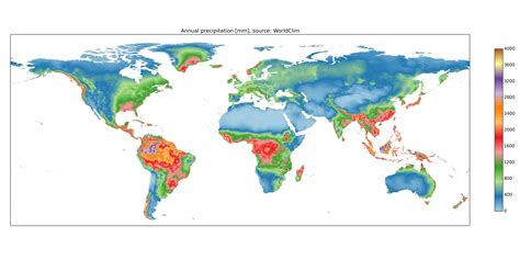 Global Annual Precipitation Maps On The Web