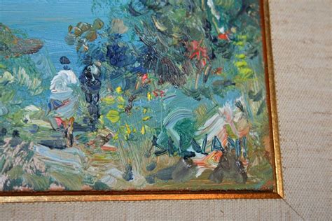 Impressionist Italian Seascape Oil Painting Artist Signed ...