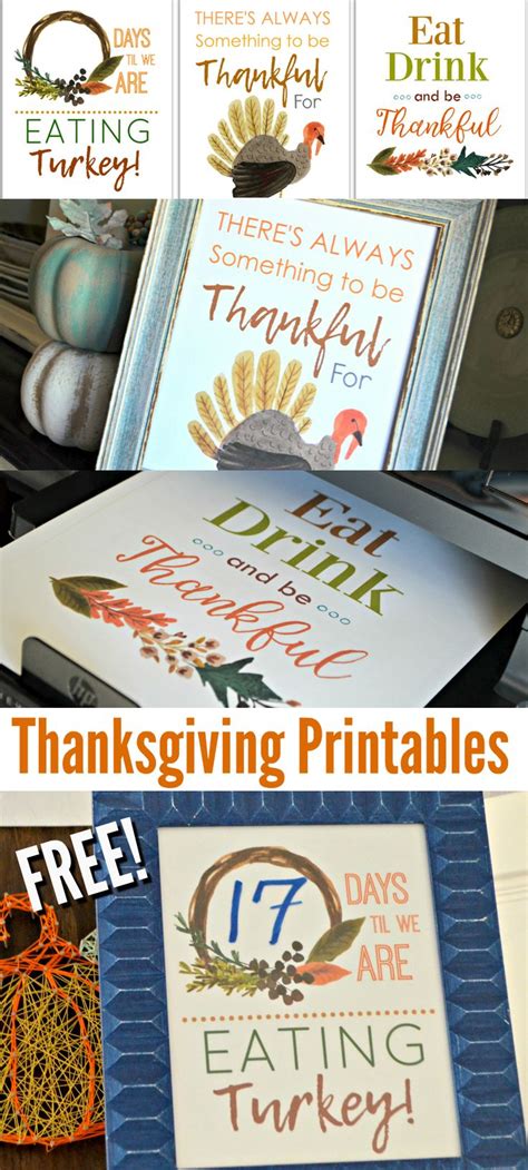 Free Printable Thanksgiving Countdown And Art Prints Hip2save Free