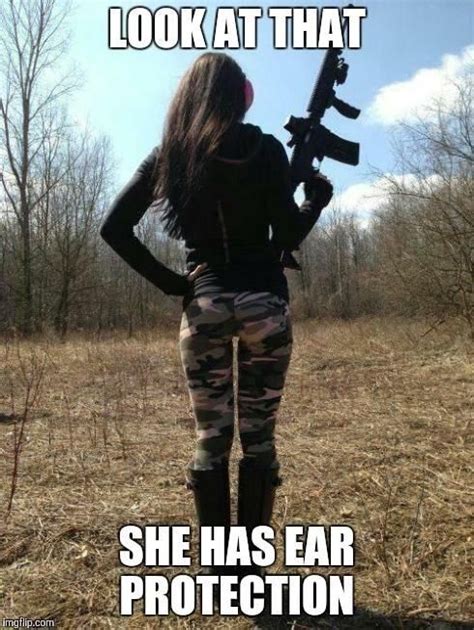 Why You Must Always Protect Your Ears When Hunting And Shooting Girl