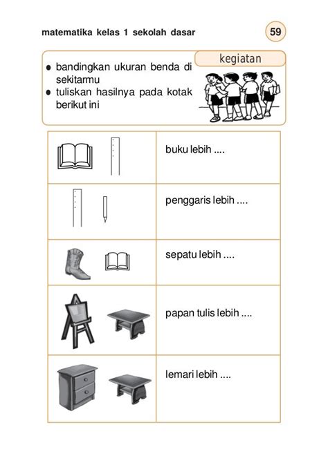 Contoh Latihan Soal: Soal Matematika Kelas 1 Sd Tentang Pengukuran