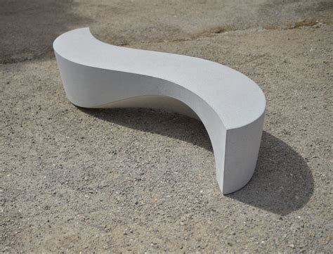 Wave Bench An Elegant Concrete Bench Inspired By The Movement Of The