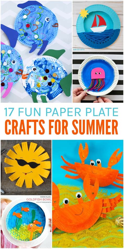 17 Fun Paper Plate Crafts For Summer Glue Sticks And