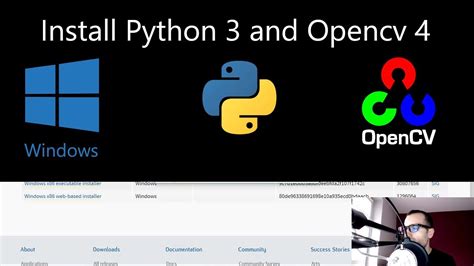 How To Install Python And Opencv On Windows Youtube