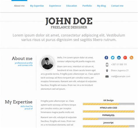 Here you can add your documents such as your diploma, certificate etc. 7 Quality WordPress Resume Themes - WP Solver