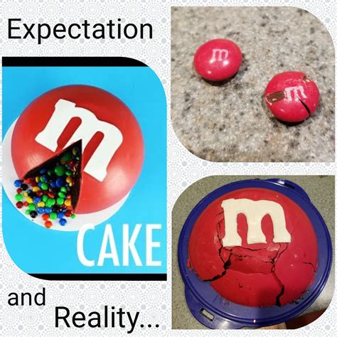 Giant Mandm Cake Expectationvsreality