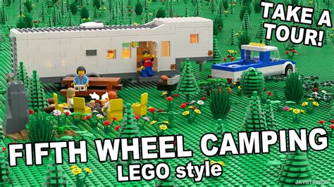 Lego Fifth Wheel Campsite Custom Build Moc Youtube