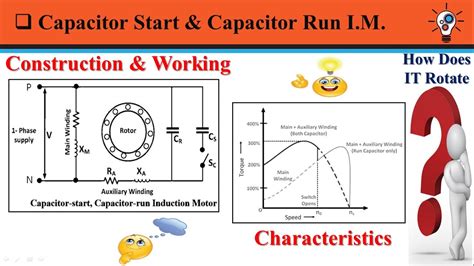 Capacitor Start And Capacitor Run Motor Two Value Capacitor Run Motor
