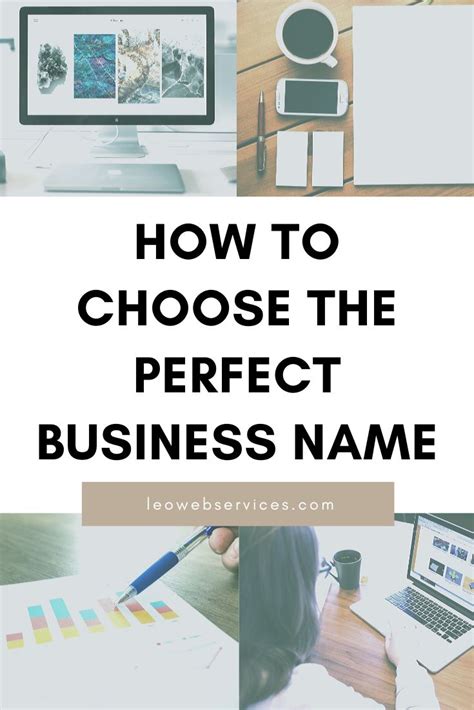 How To Choose The Perfect Business Name To Go With Your Brand