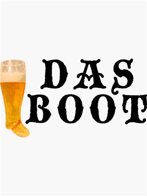 German Das Boot Sticker For Sale By Kiwiteedesigns Redbubble