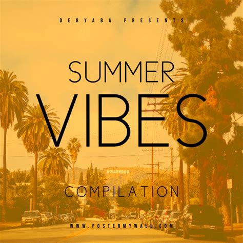 Summer Vibes Cd Cover Template Postermywall