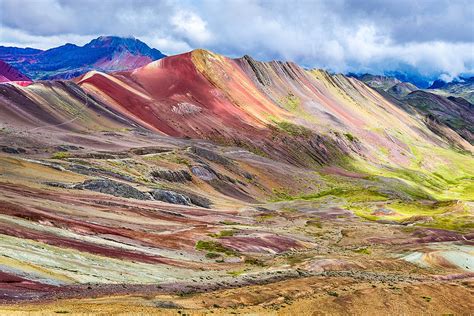Vinicunca Or Rainbow Mountain Pitumarca District Peru Rainbow