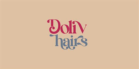 Logo Brand Identity Design For Doliv Hairs On Behance