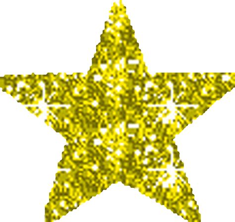 Sparkling Gold Star  Clip Art Library