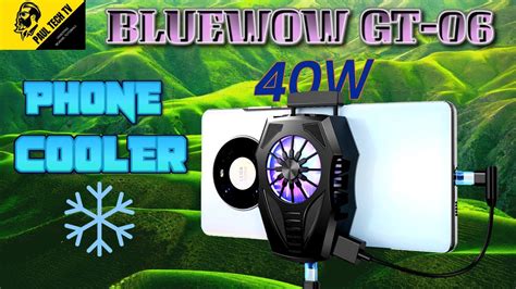 Bluewow Gt 06 Phone Cooler With Dedicated Usb Port For Charging Youtube