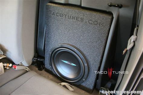 Toyota Tacoma Double Cab Image Dynamics Subwoofer Box Enclosure 10 Bundle