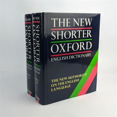 The New Shorter Oxford English Dictionary On Historical Principles 2