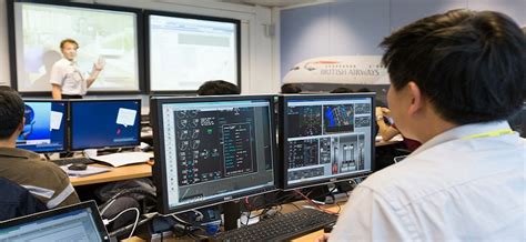 This is a very busy operational area. British Airways Flight Training l British Airways
