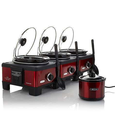 Bella gadgets have since stopped replying to my emails and conveniently have no customer service agents available when you call them. Bella Set of 3 Linkable 2.5-Quart Slow Cookers with Little ...