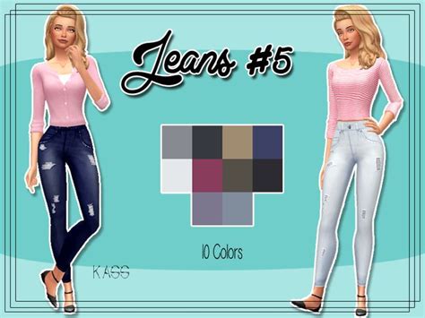 Kass Jeans 5 Maxis Match Sims 4 Sims Maxis Match Clothes Images And