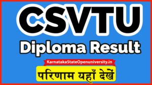 This examination will have been conducting in the month of february 2021. CSVTU Diploma Result 2021 - Chhattisgarh Technical ...