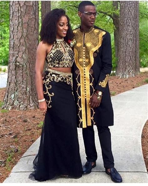 Sexy African 2 Piece Indian Special Prom Evening Dresses Black And Gold
