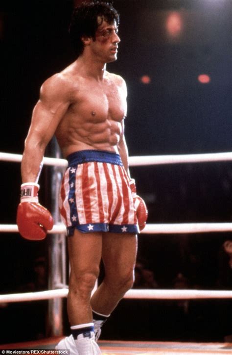 The key difference for the rocky 3 workout was. Sylvester Stallone flaunts muscular arms doing weighted ...