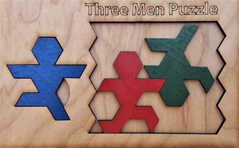 Three Men Puzzle Buy Way Of Charleston Rompecabezas De Madera