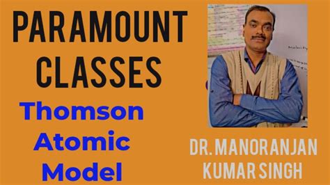 Video 4 Thomson Atomic Model Youtube