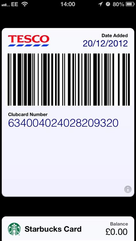 Tescos Clubcard Unofficially Repurposed For Apples Passbook App