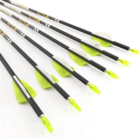 V1 Archery Spine 350 400 450 500 600 700 800 900 Carbon Arrows Shaft