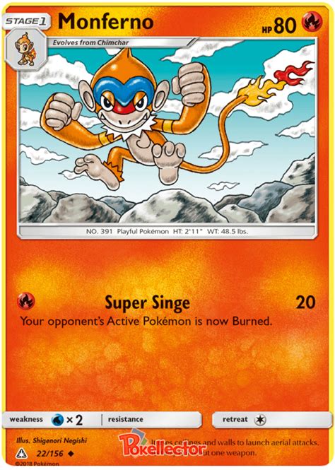 Browse all of the cards from the pokemon ultra prism card list. Monferno - Ultra Prism #22 Pokemon Card