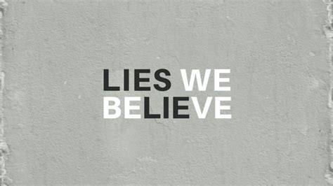 lies you must stop believing ~ blog 180 ministries