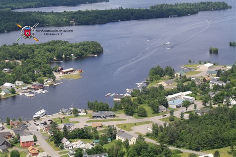 Greenville and 16 other townships, piscataquis, maine midas 0390. View of Greenville, Maine on Moosehead Lake. # ...