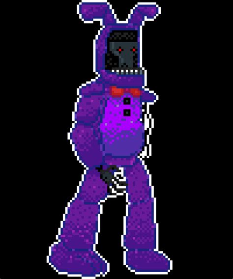 Withered Bonnie Pixel Art By Orcasummer On Deviantart