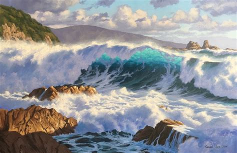 She's producing art inspired by new zealand landscapes for her masters portfolio, and is the featured artist in the group's new exhibition. Queenstown Landscape Artist Samuel Earp