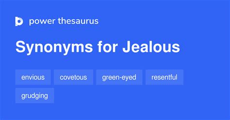 Jealous Synonyms 600 Words And Phrases For Jealous
