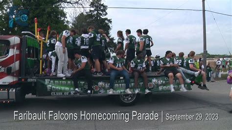 Faribault Falcons Homecoming Parade September 29 2023 Youtube