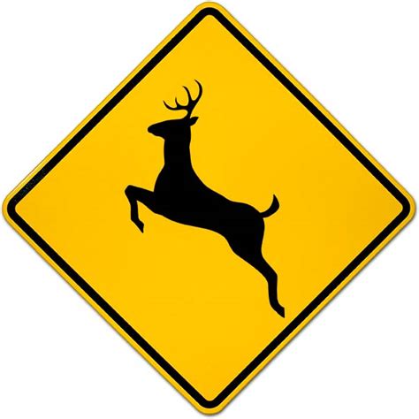 Deer Crossing Sign Y2365 By