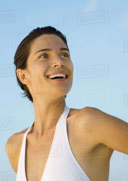 Woman Smiling Portrait Stock Photo Dissolve