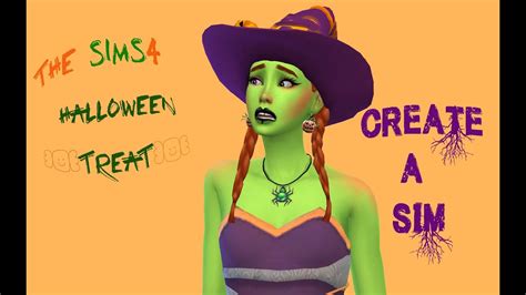 The Sims 4 Create A Sim Halloween Maxis Match Witch Youtube