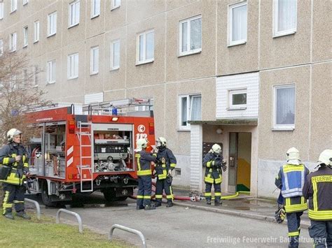 Wohnungsbrand Drei Verletzte Auf Der 101 Freiwillige Feuerwehr Bad