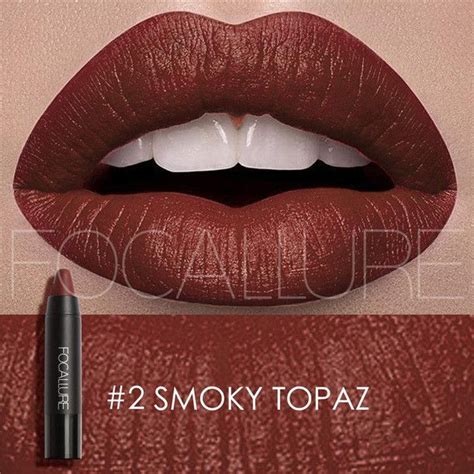 Focallure Matte Lipstick Lips Makeup Cosmetics Waterproof Atom Mate Lip