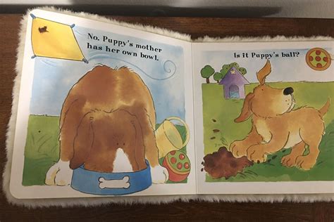 Vintage 1999 Pinwheel Publishing Puppy Love A Snuggle Book Furry Puppy