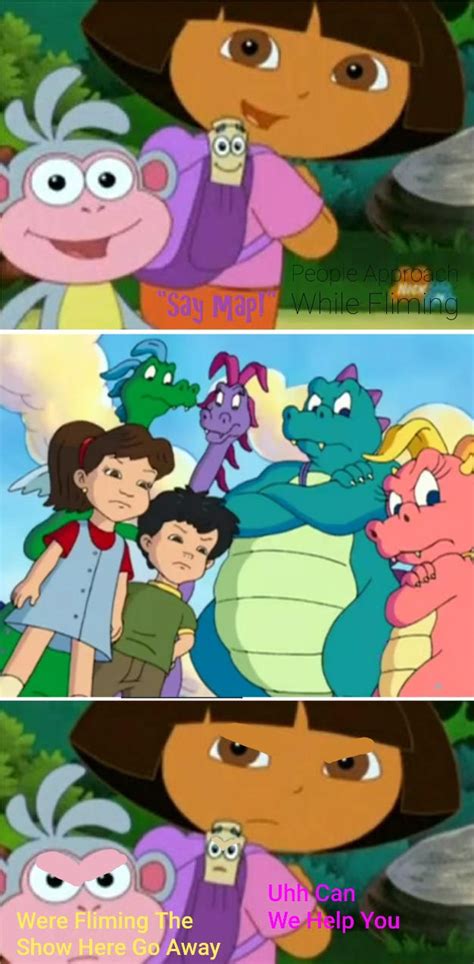 Dragon Tales Disturbed Dora The Explorer By Sbmarts On Deviantart