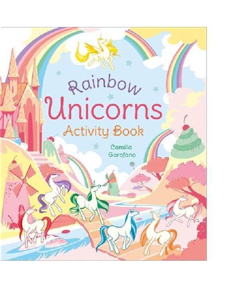 Rainbow Unicorns Activity Book Children Books Activities And Colouring